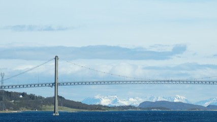 Brücke auf die Lofoten in Norwegen