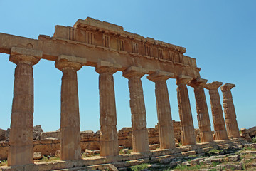 Obraz premium Sicile, site archéologique de Selinunte