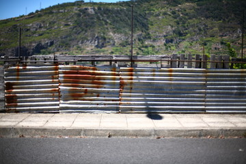 corrugated iron