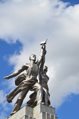 Monumento ad operaio e contadina socialismo a Mosca