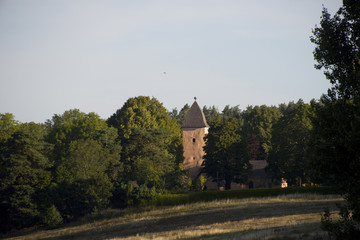 Obraz premium Yttergrans church from 1200s, locted in Uppsala, Stockholm