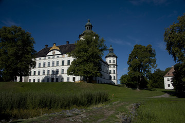Fototapeta na wymiar A castle-park-museum named Sko kloster, located on the peninsula Sko, shoe, Stockholm Sweden