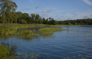 Landscape at  lake Mälaren, Stockholm, Sweden