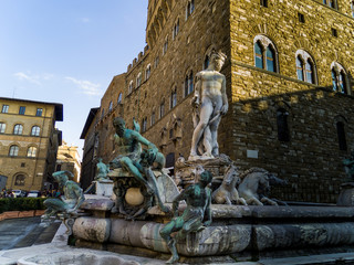 Florence, Italy, the Neptune Fountain