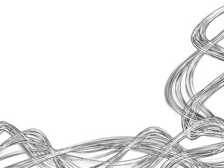 Abstract black and white sketch draw background