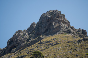 Berggipfel in der Serra de Tramuntana