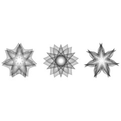 Geometry minimalistic artwork poster with simple shape and figure