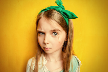 emotional child girl