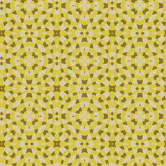 Seamless color pattern from a variety of geometric shapes.