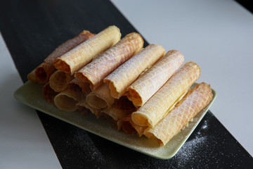 Thin crispy waffles