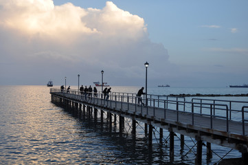 Fototapeta premium The Limassol Enaerios in Cyprus