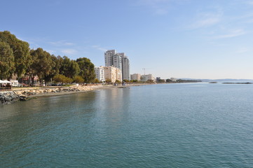 Obraz premium The Limassol Enaerios in Cyprus