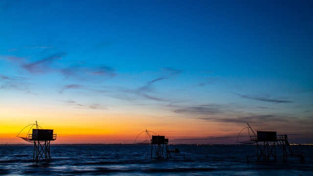 Coucher de soleil &agrave; Tharon