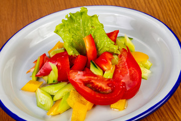 Vegetable tomato salad