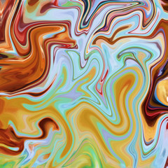 Fototapeta premium Watercolor marble art. Liquid paint swirls. Colorful texture background. Multicolored wallpaper graphic design. Pattern for creating artworks and prints.