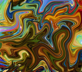 Watercolor marble art. Liquid paint swirls. Colorful texture background. Multicolored wallpaper graphic design. Pattern for creating artworks and prints.