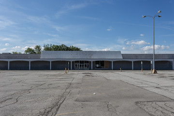 Abandoned large storefront