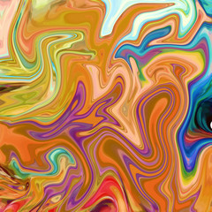 Watercolor marble art. Liquid paint swirls. Colorful texture background. Multicolored wallpaper graphic design. Pattern for creating artworks and prints.