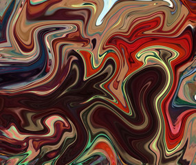 Watercolor marble art. Liquid paint swirls. Colorful texture background. Multicolored wallpaper graphic design. Pattern for creating artworks and prints.