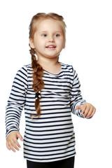 Portrait of a beautiful little girl