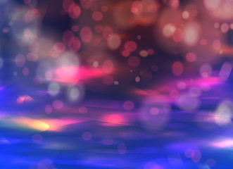 Bokeh Background Light Effect For Your Design