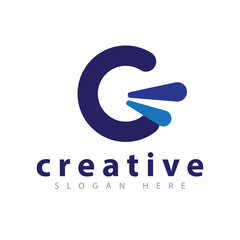 G Letter logo icon vector