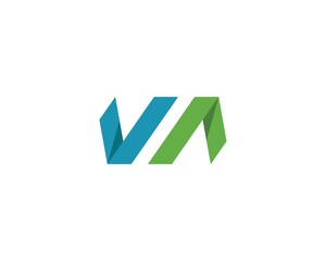 V A Letter Logo Business