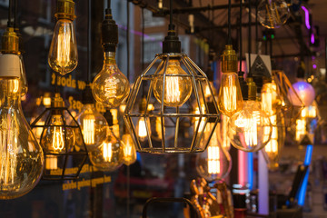 Fototapeta na wymiar Vintage lamps