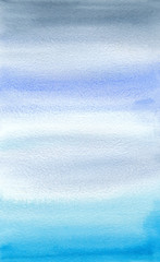 Blue and grey hand painted background.
