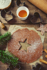 gingerbread cookie baking