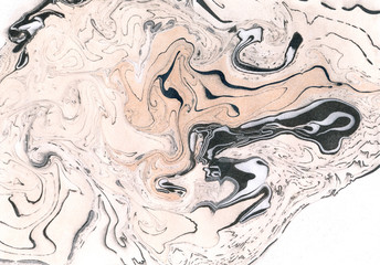 Black and ochre marble texture.