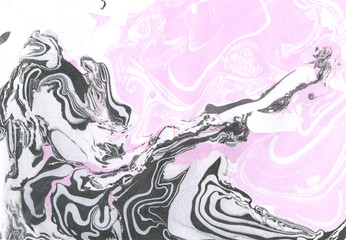 Pink, white and black marble texture.