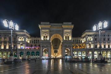Fototapeta na wymiar Vittorio Emanuele II Gallery - Milan, Italy