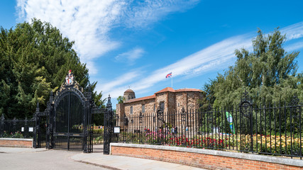Naklejka premium Gated Entrance to Colchester Castle