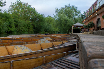 Punting Boats at the Dock