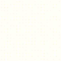 Yellow polka dot pattern. Seamless vector background