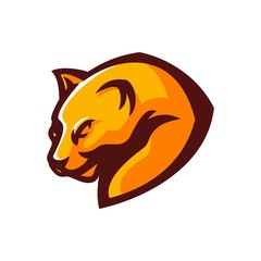 jaguar/puma esport gaming mascot logo template