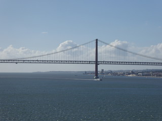 Lissabon  - Blick vom Tejo