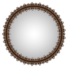 decorative circle frame