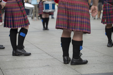 Scottish traditional pipe band