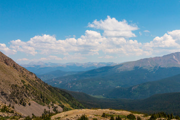 Fototapeta premium Valley and Mountain View Breckenridge Colorado