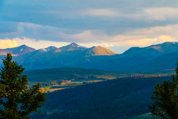 View North of Breckenridge Colorado