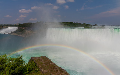 Niagara Falls in Canada, Rainbow over Niagara Falls