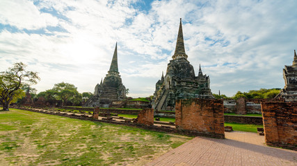 Obraz premium アユタヤ遺跡（Historic City of Ayutthaya）