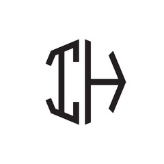 two letter IH octagon logo