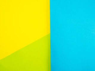 Fototapeta premium abstract colored yellow blue green paper background