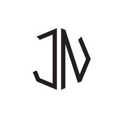 two letter JN octagon logo