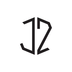 two letter JZ octagon logo