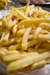 Close up French fries