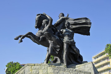 Mustafa Kemal Ataturk statue in Antalya Turkey